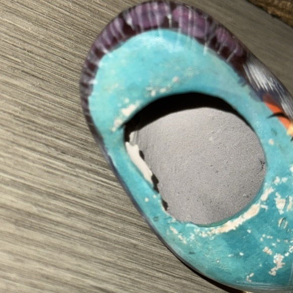 VTG Handcrafted Wooden Duck/Bird Figurine - Multicolored Trinket Home Decor - Picture 11 of 13